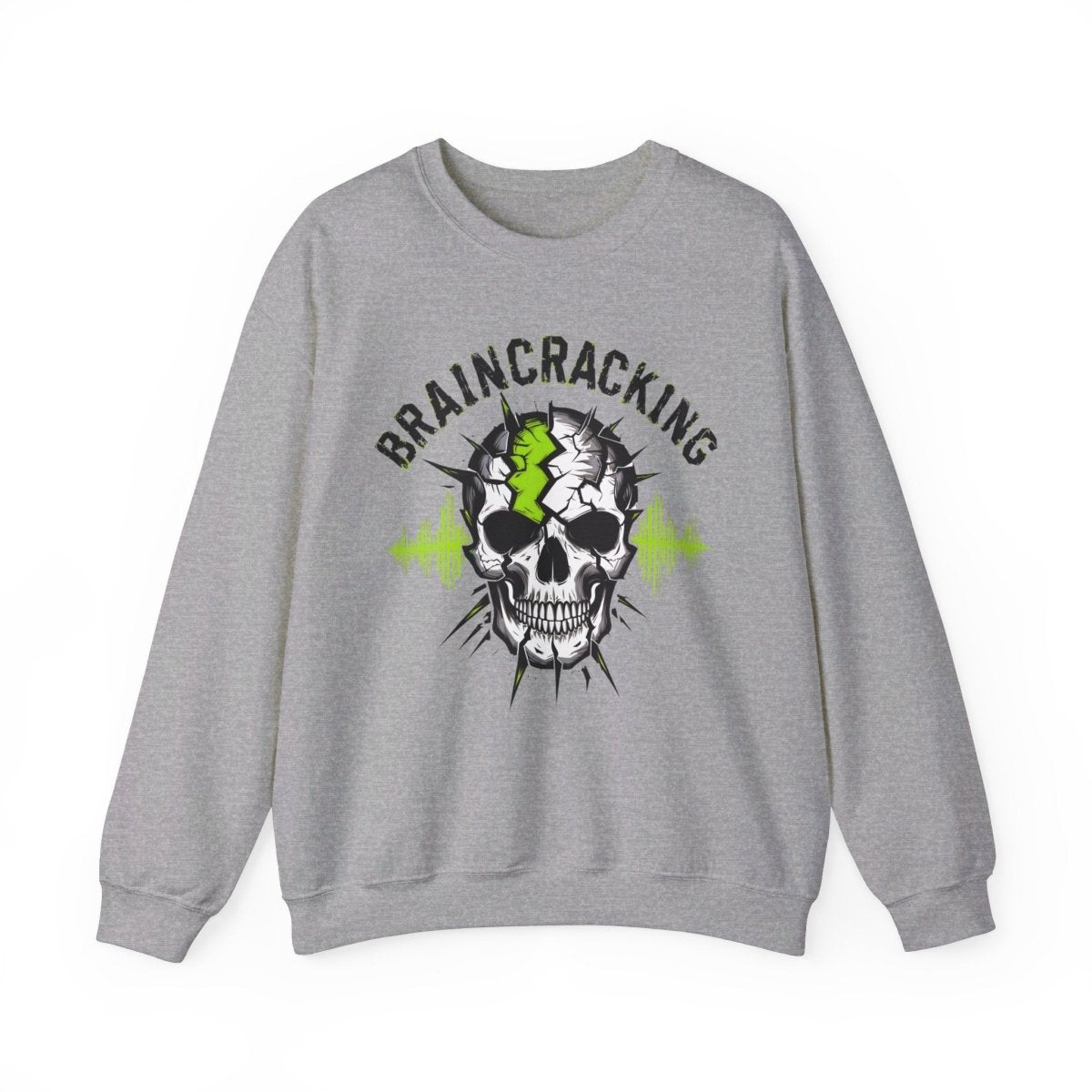 Braincracking Sweatshirt - TeeGerDesign - Sweatshirt - Crew neck