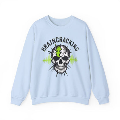 Braincracking Sweatshirt - TeeGerDesign - Sweatshirt - Crew neck