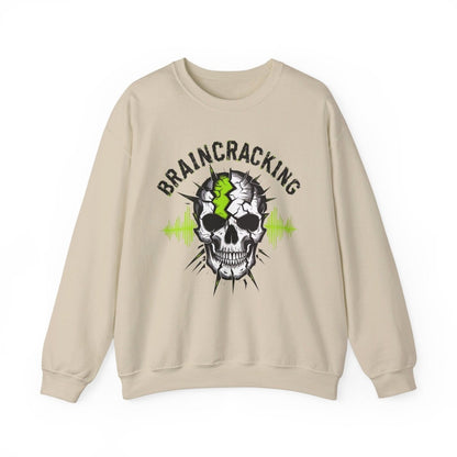 Braincracking Sweatshirt - TeeGerDesign - Sweatshirt - Crew neck