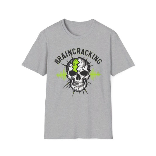 Braincracking Totenkopf T - Shirt - TeeGerDesign - T - Shirt - Cotton