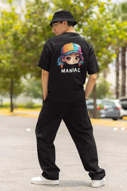 Chibi Maniac T - Shirts - Einzigartiger Style - TeeGerDesign - T - Shirt - Crew neck