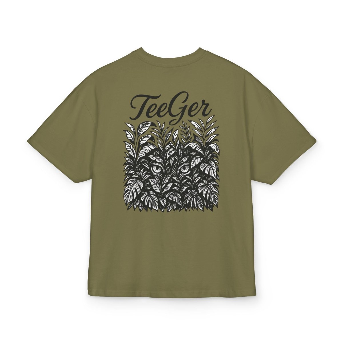 Claire TeeGer Jungle Eyes - Oversized Mystery Backprint - TeeGerDesign - T-Shirt - Backprint