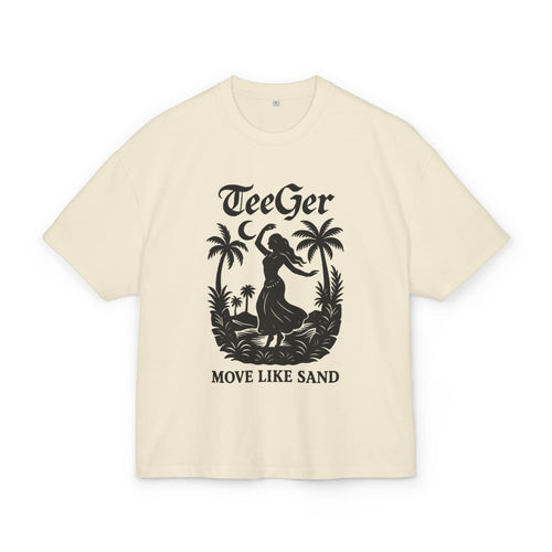 Claire TeeGer Sand Flow - Oversized Island Dance Frontprint Shirt - TeeGerDesign - T-Shirt - BY163