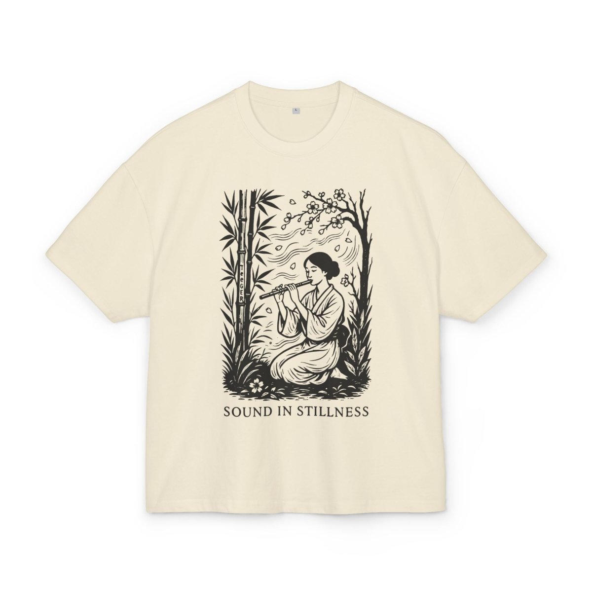 Claire TeeGer Still Sound - Oversized Bamboo Garden Frontprint Shirt - TeeGerDesign - T-Shirt - BY163