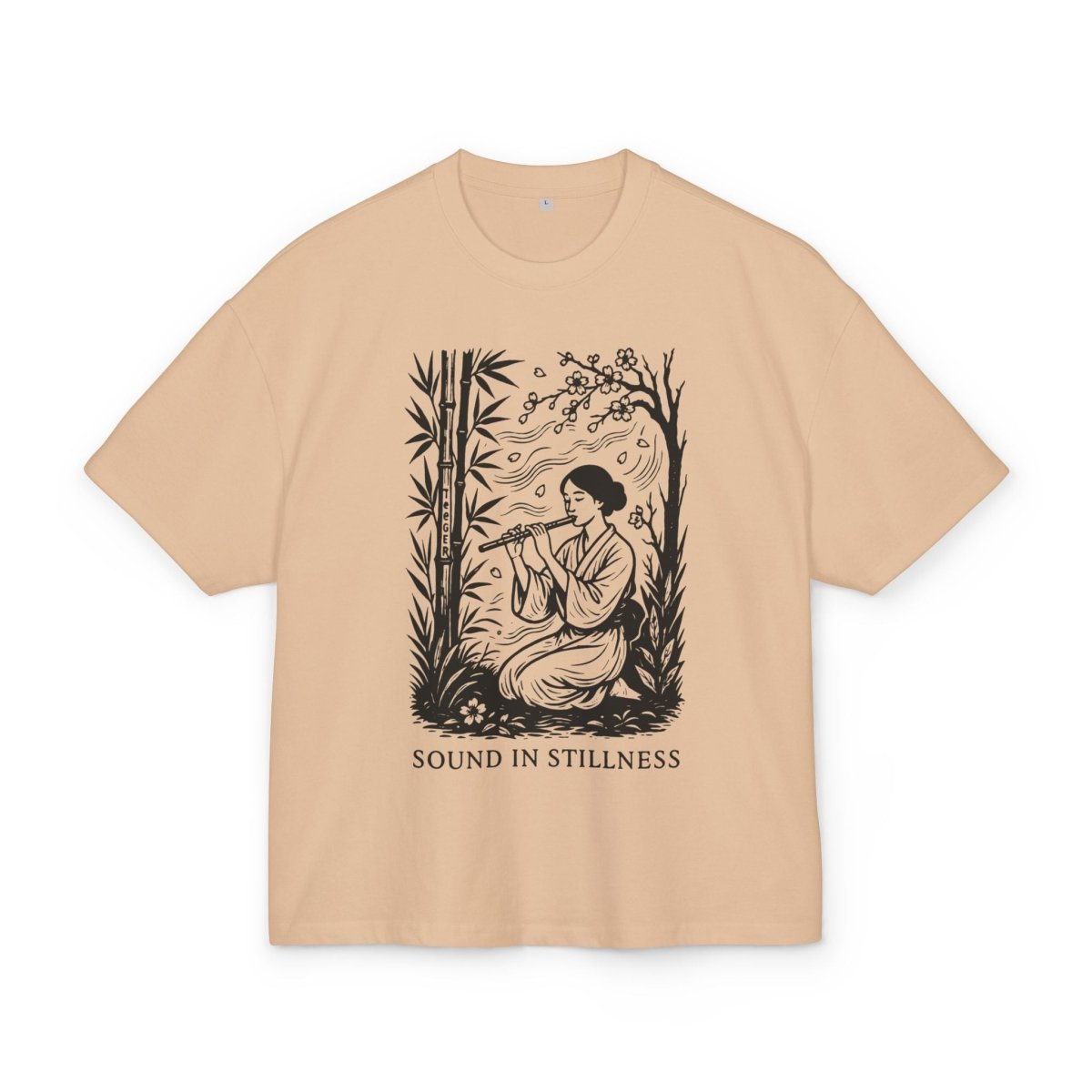 Claire TeeGer Still Sound - Oversized Bamboo Garden Frontprint Shirt - TeeGerDesign - T-Shirt - BY163