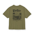Claire TeeGer Tropic Sun - Oversized Backprint Statement - Shirt - TeeGerDesign - T-Shirt - Backprint