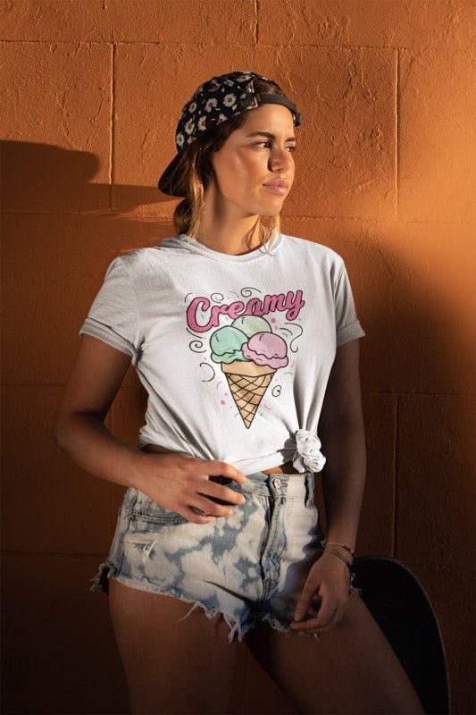 Creamy Eis T - Shirt - TeeGerDesign - T - Shirt - Crew neck