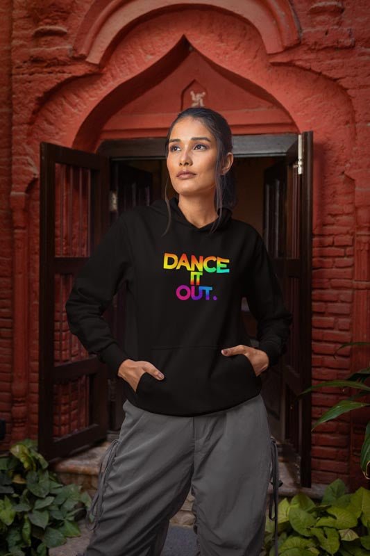 DANCE IT OUT Raver Hoodie - TeeGerDesign - Hoodie - DTG