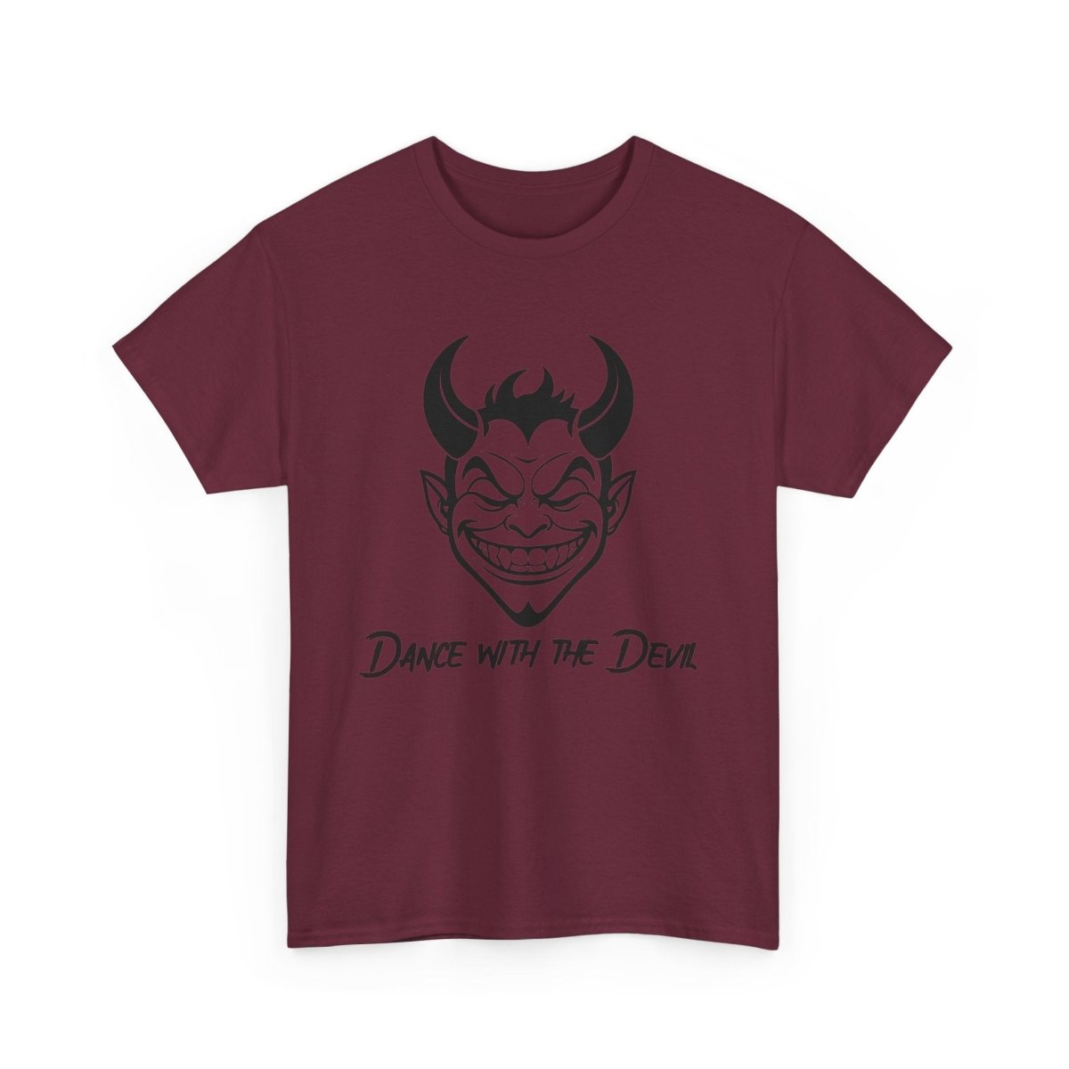 Dance with the Devil T - Shirt - Bold & Edgy Devil Design - TeeGerDesign - T - Shirt - Crew neck