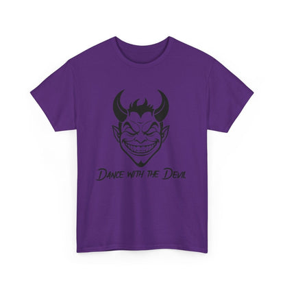 Dance with the Devil T - Shirt - Bold & Edgy Devil Design - TeeGerDesign - T - Shirt - Crew neck