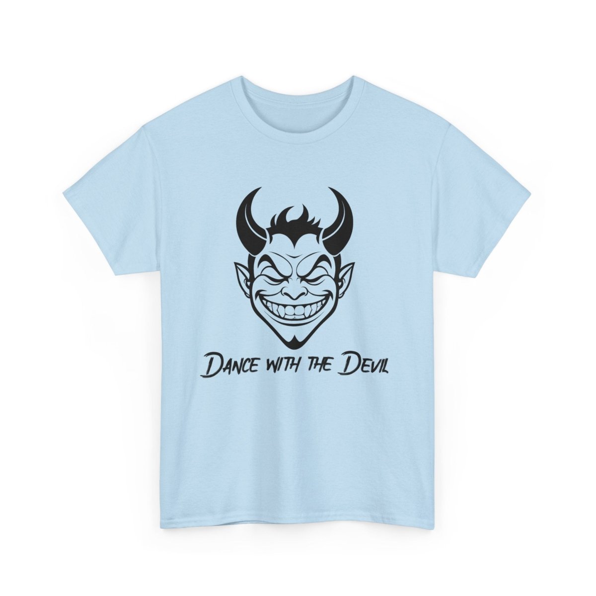 Dance with the Devil T - Shirt - Bold & Edgy Devil Design - TeeGerDesign - T - Shirt - Crew neck