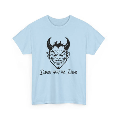 Dance with the Devil T - Shirt - Bold & Edgy Devil Design - TeeGerDesign - T - Shirt - Crew neck