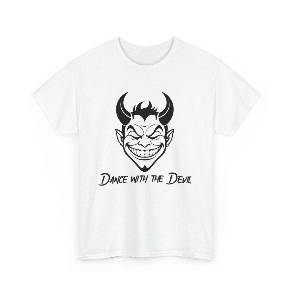 Dance with the Devil T - Shirt - Bold & Edgy Devil Design - TeeGerDesign - T - Shirt - Crew neck