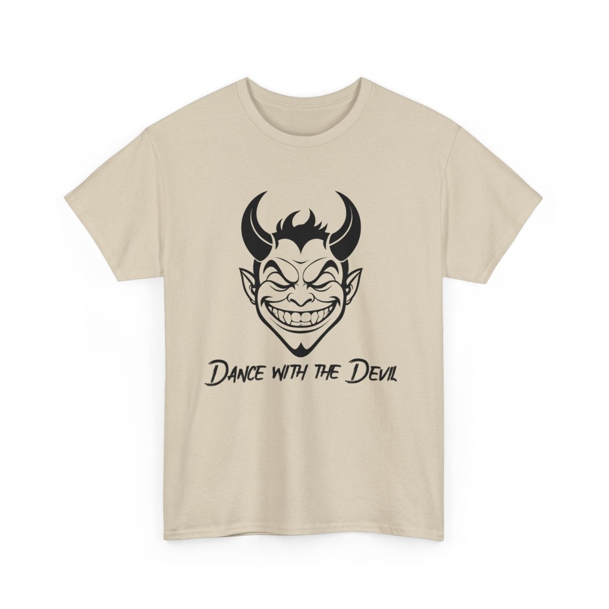 Dance with the Devil T - Shirt - Bold & Edgy Devil Design - TeeGerDesign - T - Shirt - Crew neck