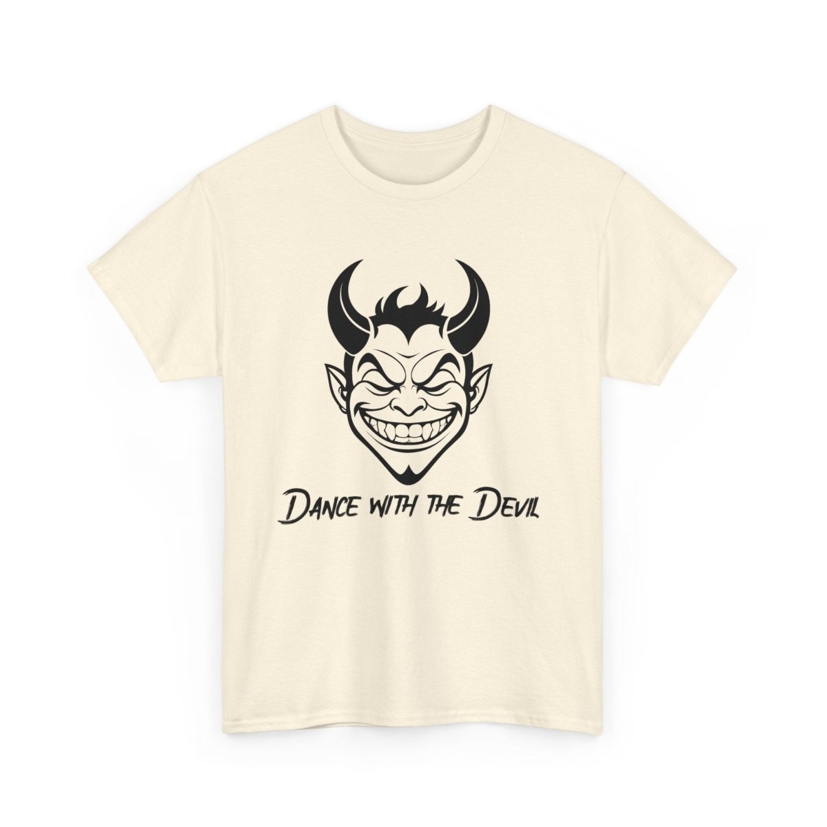 Dance with the Devil T - Shirt - Bold & Edgy Devil Design - TeeGerDesign - T - Shirt - Crew neck