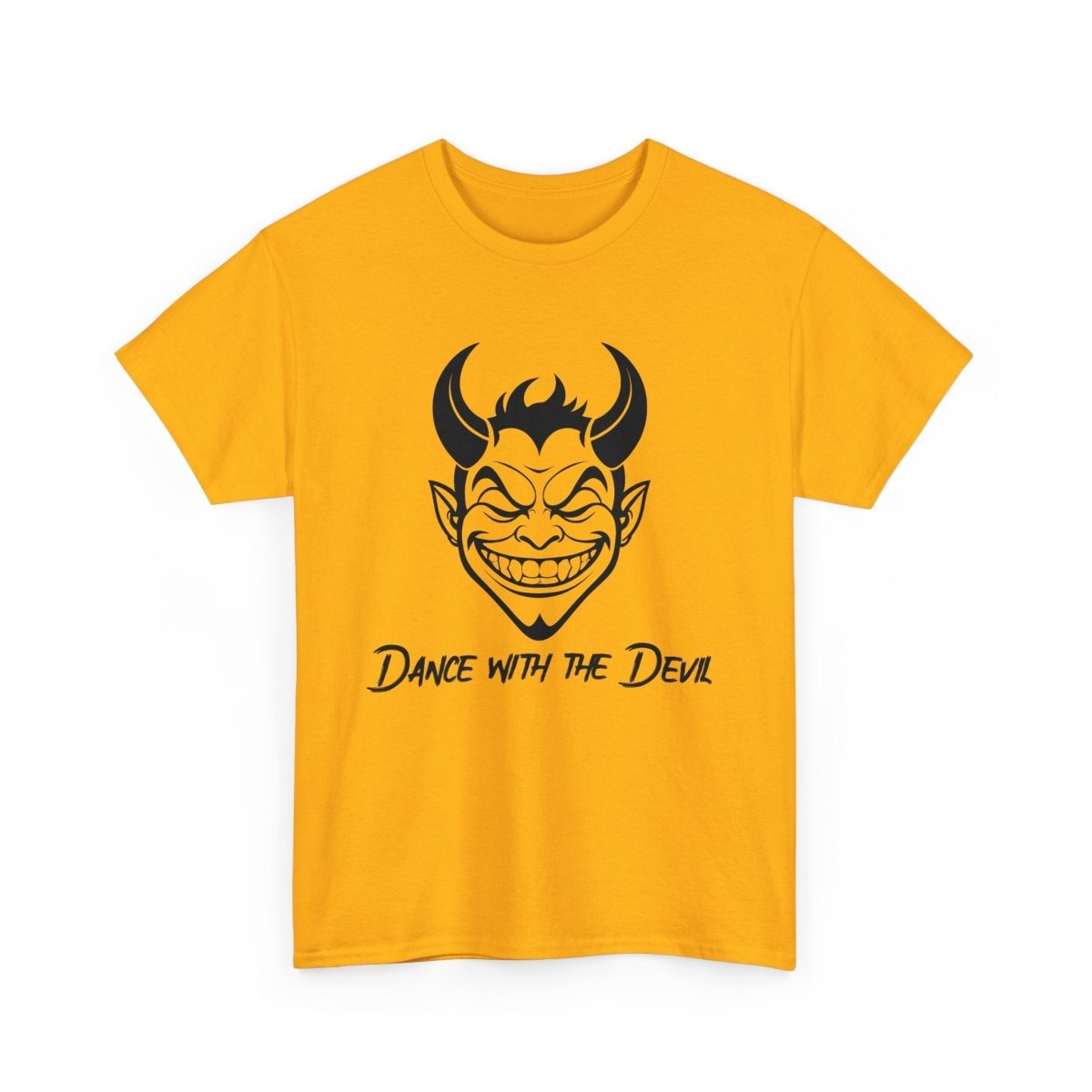 Dance with the Devil T - Shirt - Bold & Edgy Devil Design - TeeGerDesign - T - Shirt - Crew neck