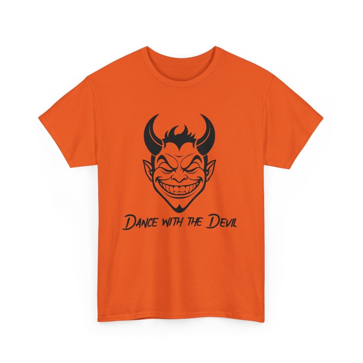 Dance with the Devil T - Shirt - Bold & Edgy Devil Design - TeeGerDesign - T - Shirt - Crew neck