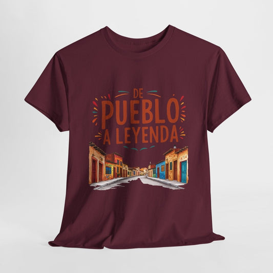 De Pueblo a Leyenda T-Shirt – Vom Dorf zur Legende - TeeGerDesign - T-Shirt - Crew neck