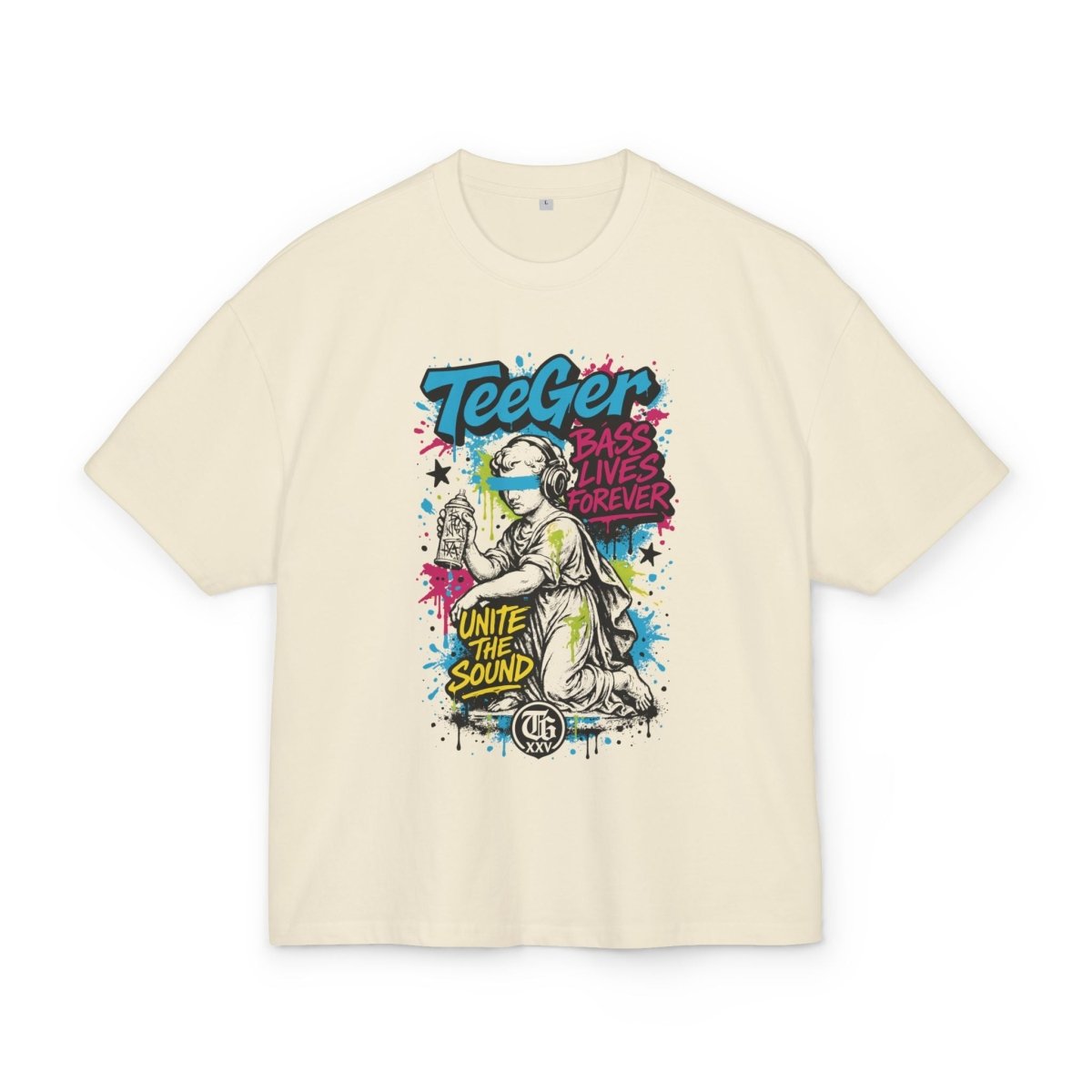 Dina TeeGer Bass Lives - Oversized Street Sound Frontprint Shirt - TeeGerDesign - T-Shirt - BY163