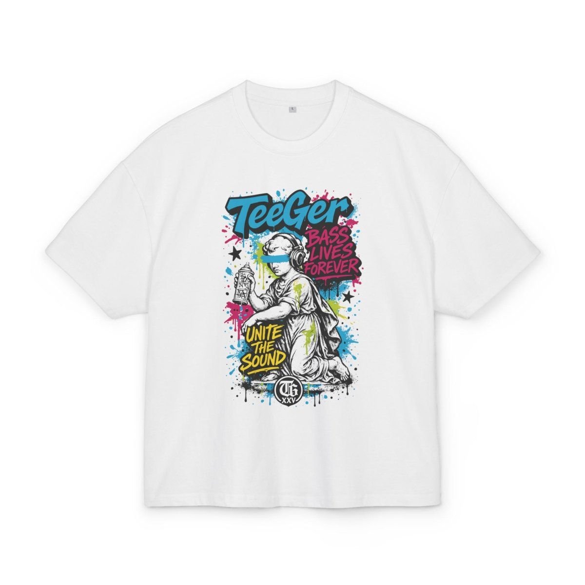 Dina TeeGer Bass Lives - Oversized Street Sound Frontprint Shirt - TeeGerDesign - T-Shirt - BY163