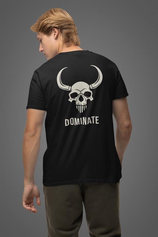 Dominate Totenkopf T - Shirt - TeeGerDesign - T - Shirt - Cotton