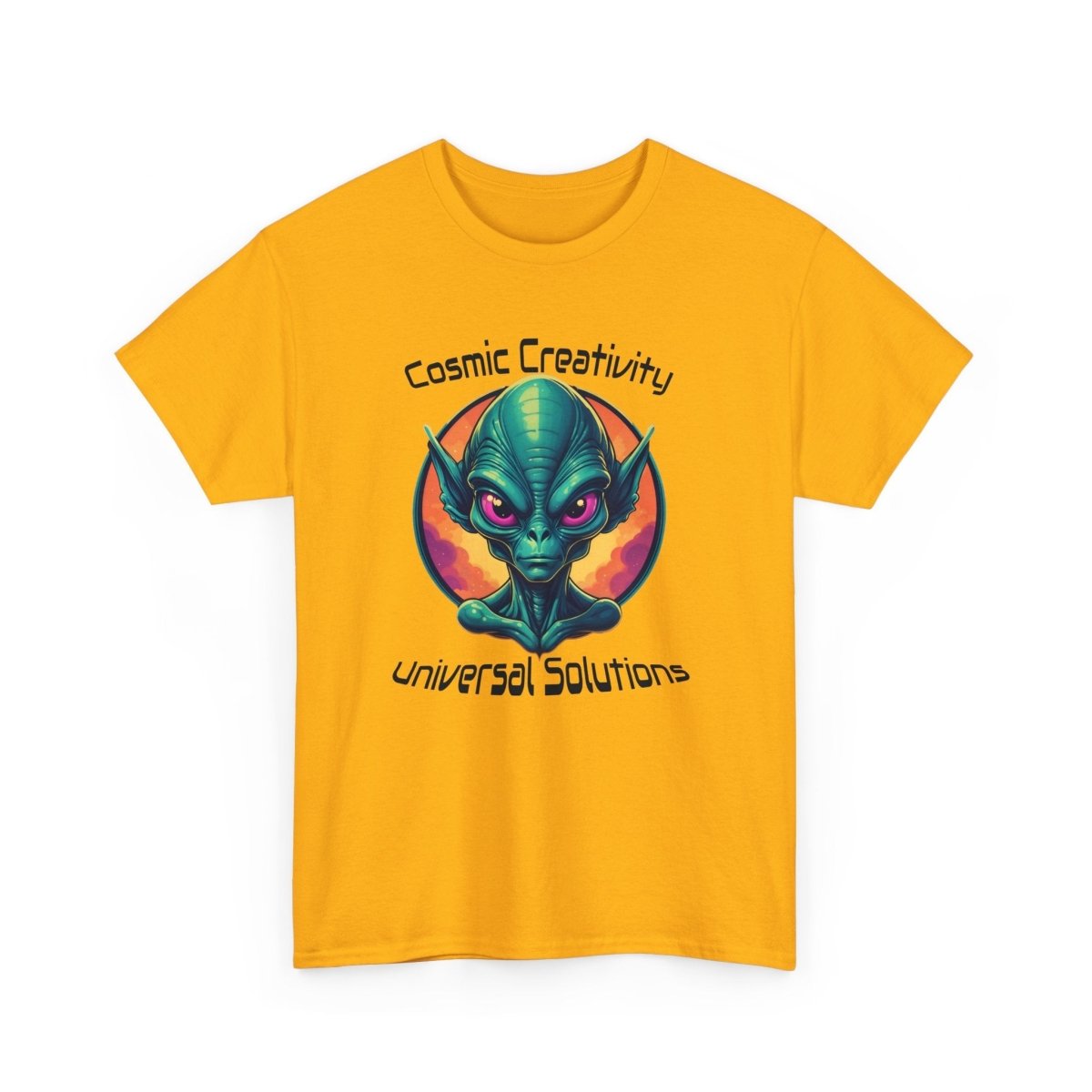 Einzigartiges Cosmic Alien T - Shirt - TeeGerDesign - T - Shirt - Crew neck