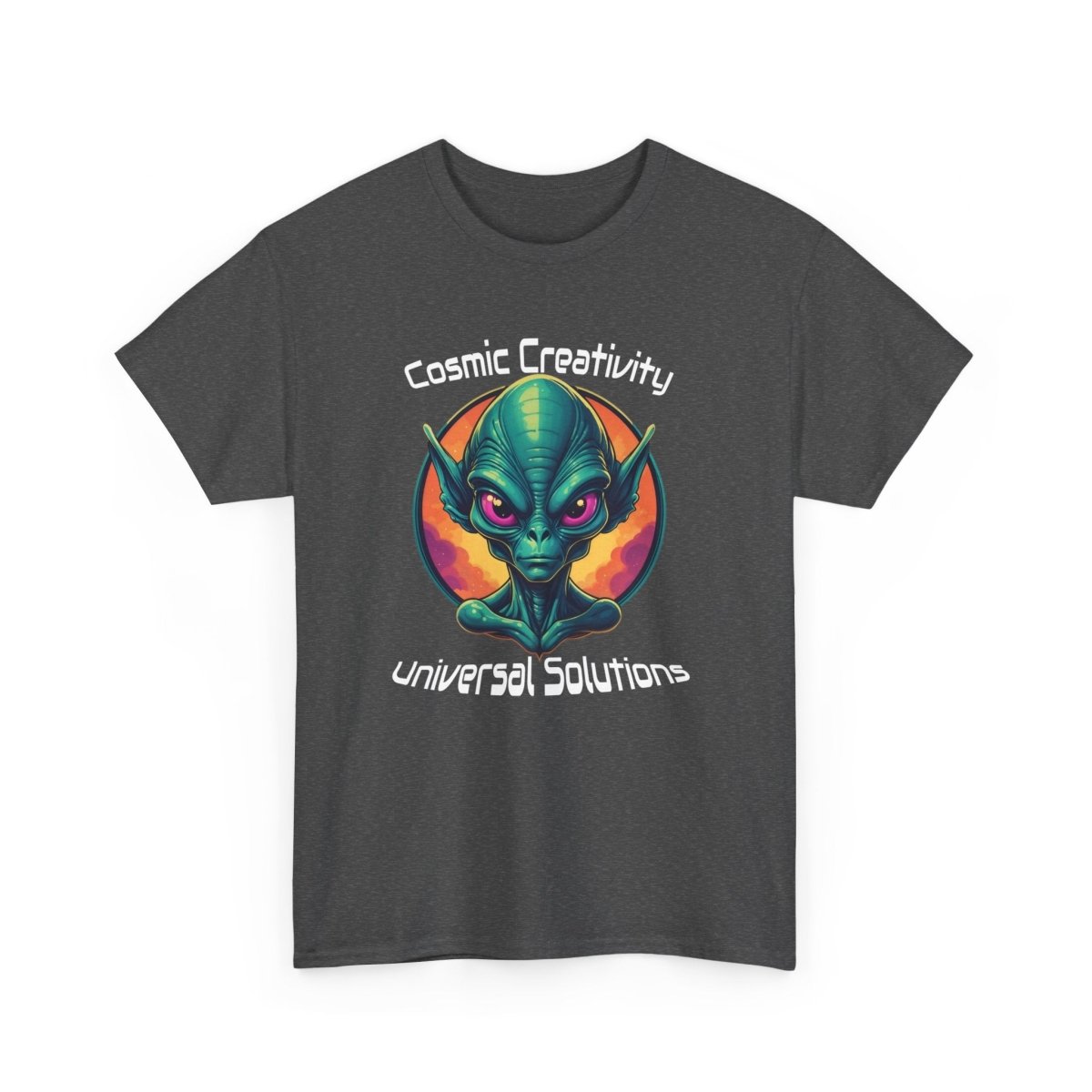 Einzigartiges Cosmic Alien T - Shirt - TeeGerDesign - T - Shirt - Crew neck