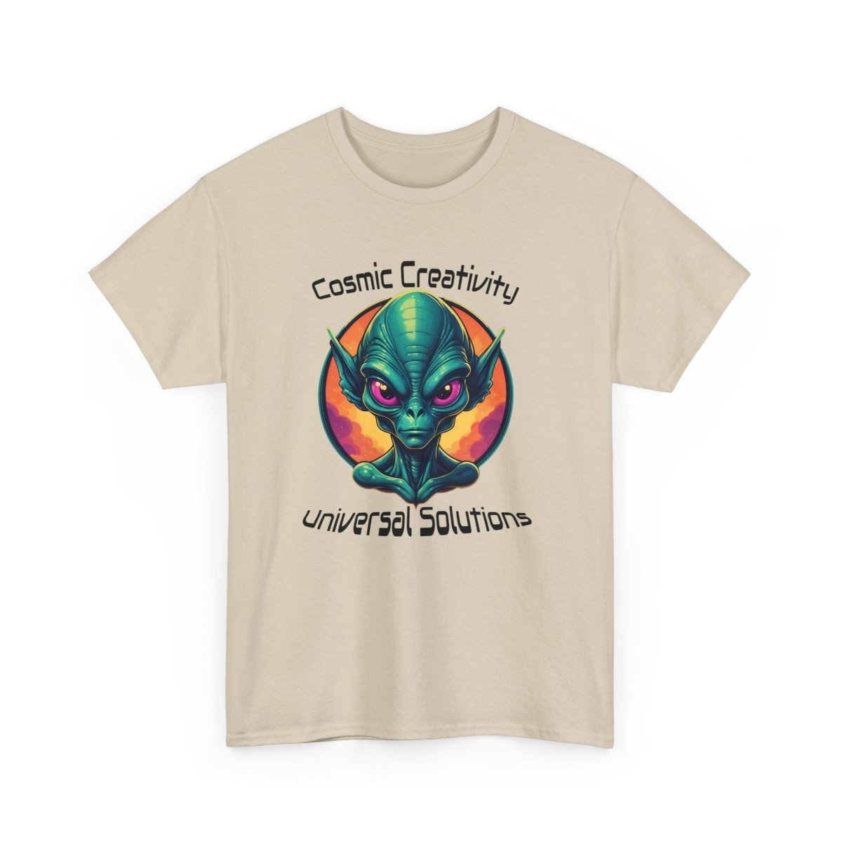 Einzigartiges Cosmic Alien T - Shirt - TeeGerDesign - T - Shirt - Crew neck