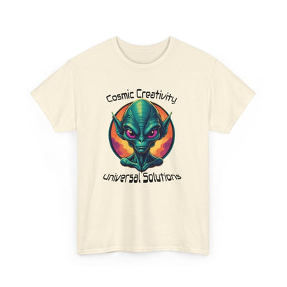 Einzigartiges Cosmic Alien T - Shirt - TeeGerDesign - T - Shirt - Crew neck