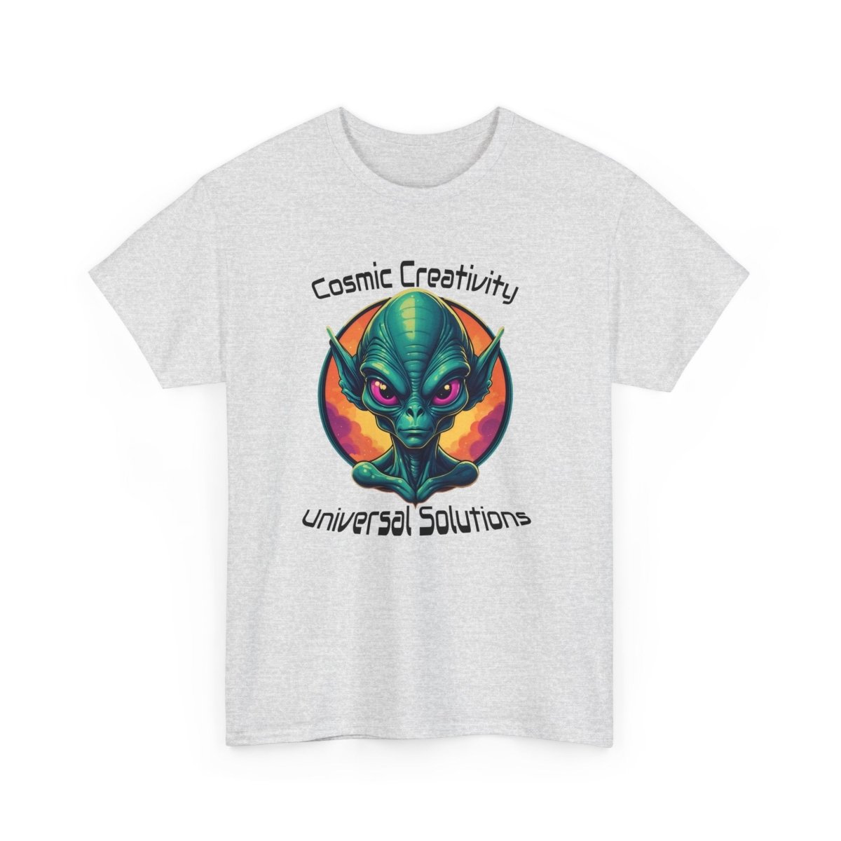 Einzigartiges Cosmic Alien T - Shirt - TeeGerDesign - T - Shirt - Crew neck