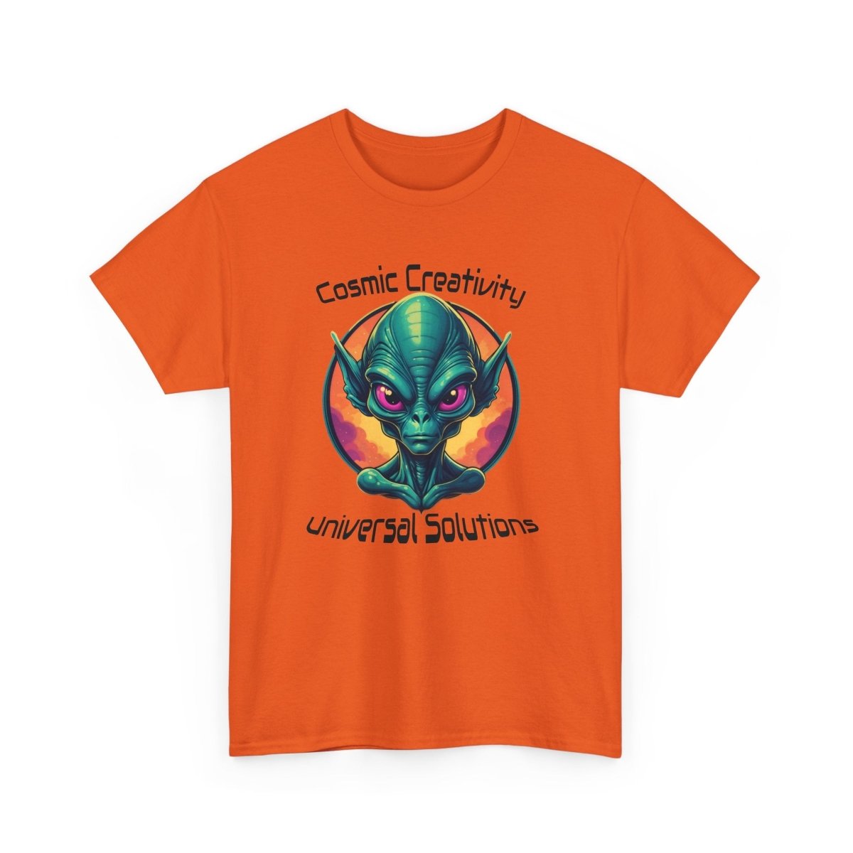 Einzigartiges Cosmic Alien T - Shirt - TeeGerDesign - T - Shirt - Crew neck