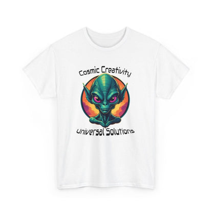 Einzigartiges Cosmic Alien T - Shirt - TeeGerDesign - T - Shirt - Crew neck