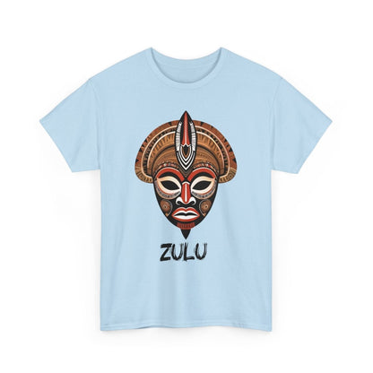 Einzigartiges T - Shirt mit Zulu Maske - TeeGerDesign - T - Shirt - Crew neck