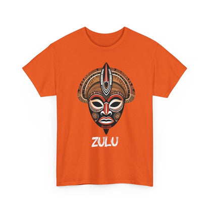 Einzigartiges T - Shirt mit Zulu Maske - TeeGerDesign - T - Shirt - Crew neck