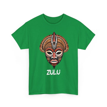 Einzigartiges T - Shirt mit Zulu Maske - TeeGerDesign - T - Shirt - Crew neck