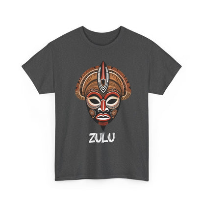 Einzigartiges T - Shirt mit Zulu Maske - TeeGerDesign - T - Shirt - Crew neck