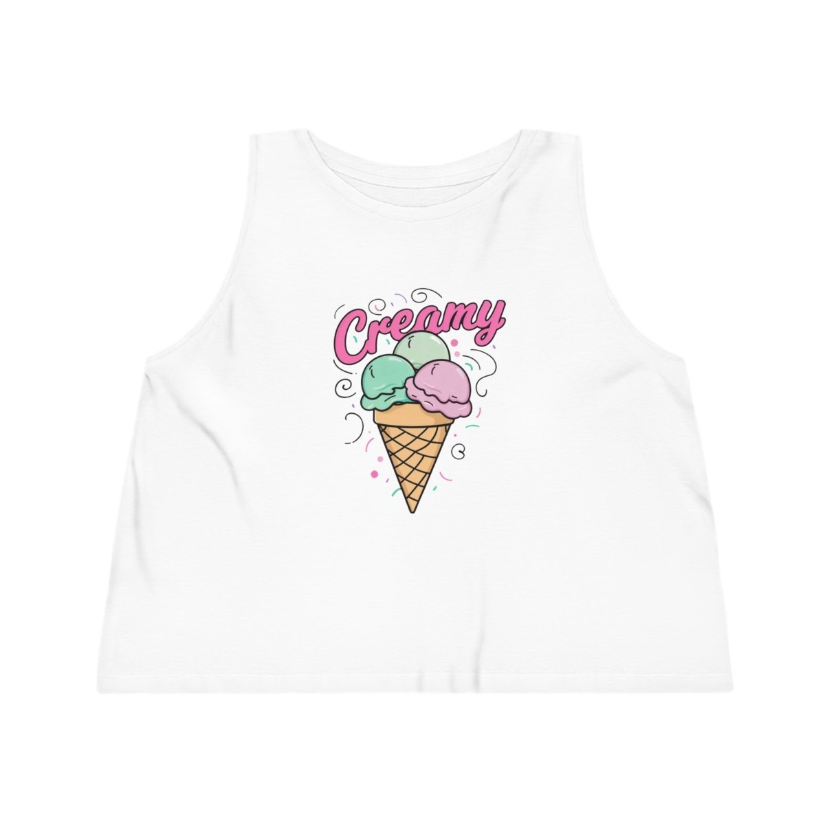 Eiswaffel Creamy Tank Top - TeeGerDesign - Tank Top - Cotton