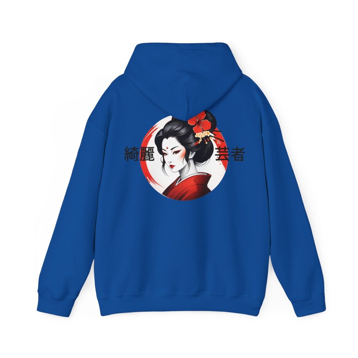 Eleganter Hoodie mit Geisha - Design – Stilvolle Streetwear - TeeGerDesign - Hoodie - DTG