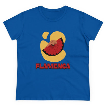 Elegantes Flamenco Fan T-Shirt - TeeGerDesign - T-Shirt - Cotton