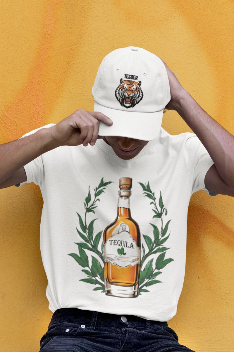 Exklusives Brand Tequila Logo T - Shirt - Zeige deine Liebe zu Tequila - TeeGerDesign - T - Shirt - Brand