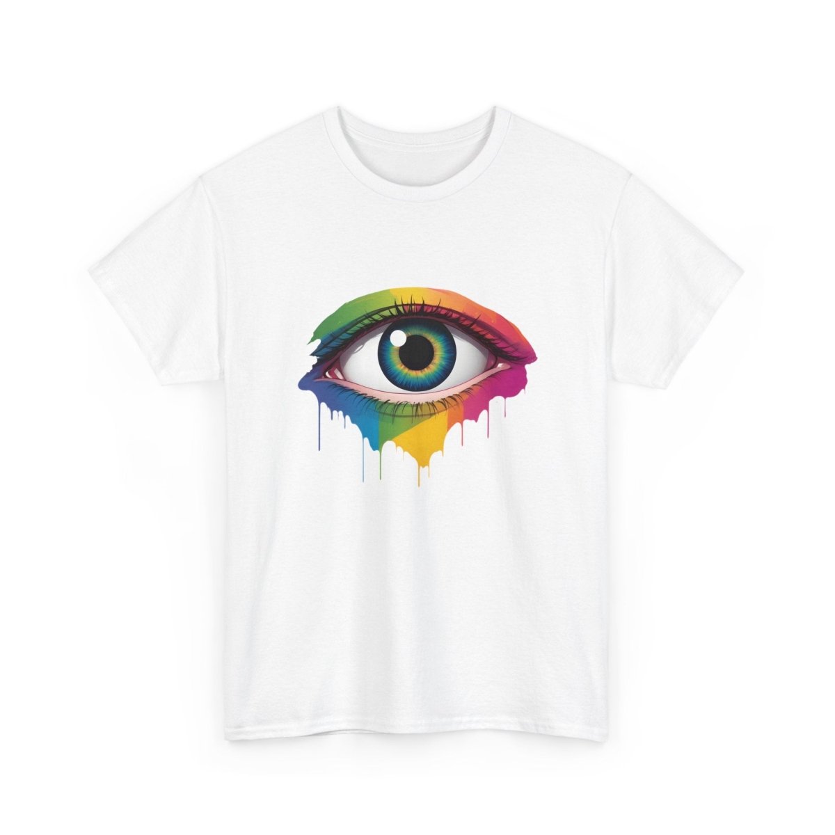 Farbiges Augen T-Shirt - TeeGerDesign - T-Shirt - Crew neck