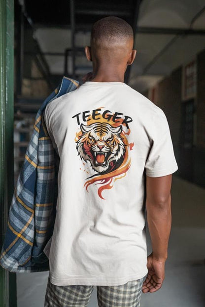 Flammen Tiger TeeGer T-Shirt - TeeGerDesign - T-Shirt - Brand