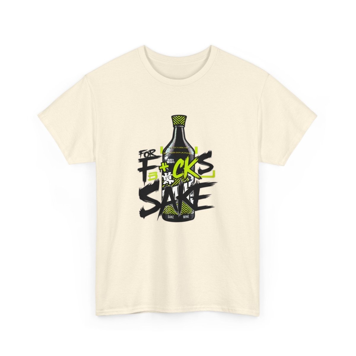 For F*cks Sake T - Shirts mit japanischem Sake - Logo - TeeGerDesign - T - Shirt - Crew neck