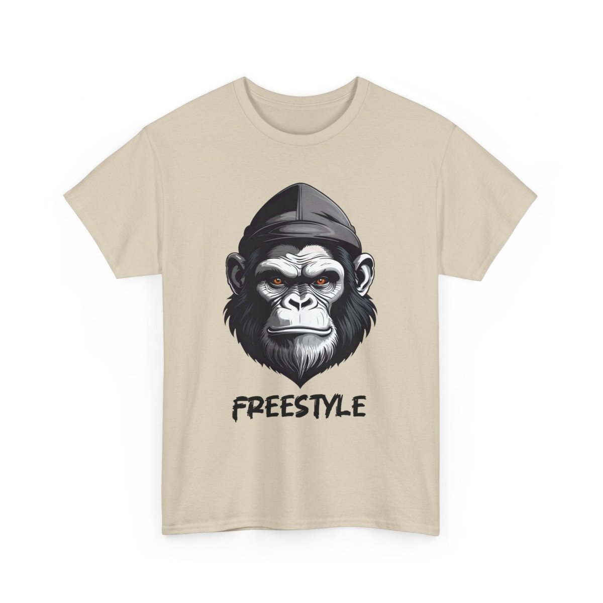 Freestyle Affen T - Shirt - Einzigartiges Design für Hip - Hop Fans - TeeGerDesign - T - Shirt - Crew neck