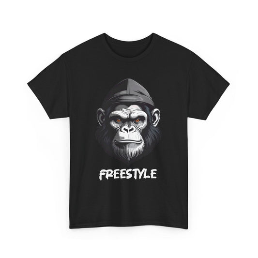 Freestyle Affen T - Shirt - Einzigartiges Design für Hip - Hop Fans - TeeGerDesign - T - Shirt - Crew neck