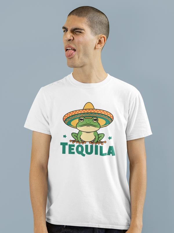 Frosch T-Shirt Tequila - TeeGerDesign - T-Shirt - Crew neck