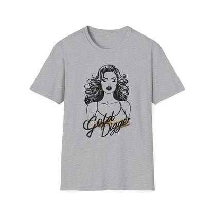 Gold Digger T - Shirt mit Frauenmotiv - TeeGerDesign - T - Shirt - Cotton