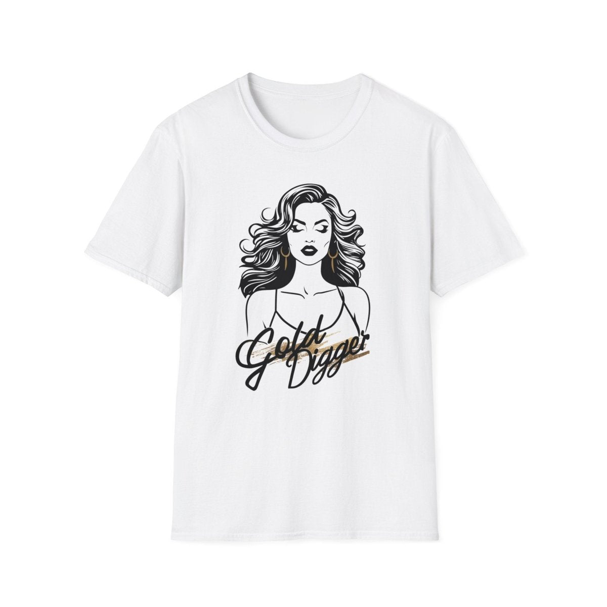 Gold Digger T - Shirt mit Frauenmotiv - TeeGerDesign - T - Shirt - Cotton