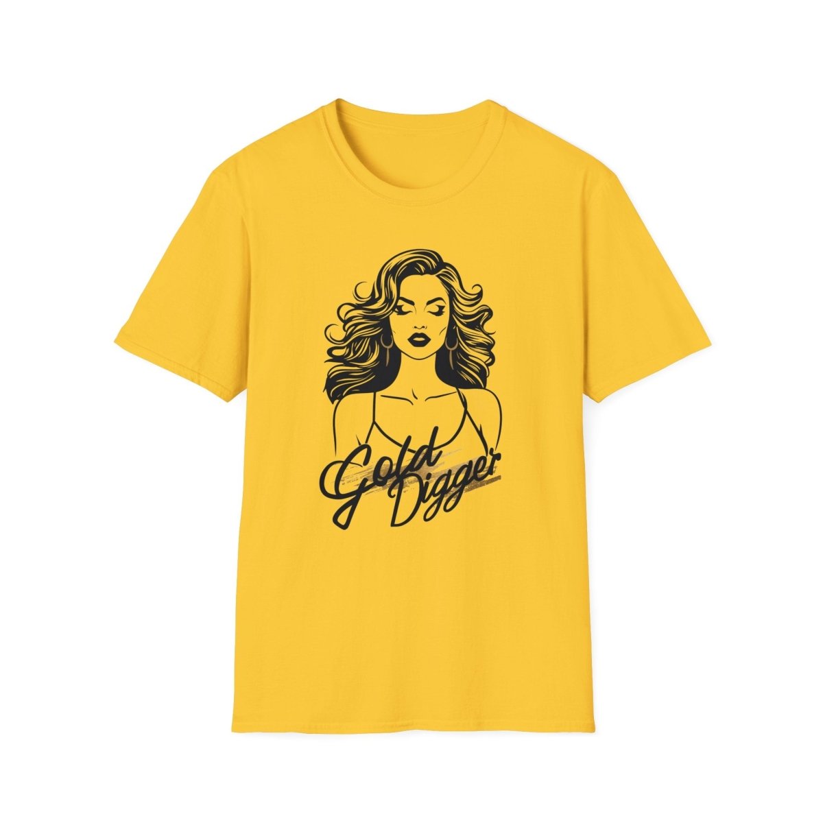 Gold Digger T - Shirt mit Frauenmotiv - TeeGerDesign - T - Shirt - Cotton