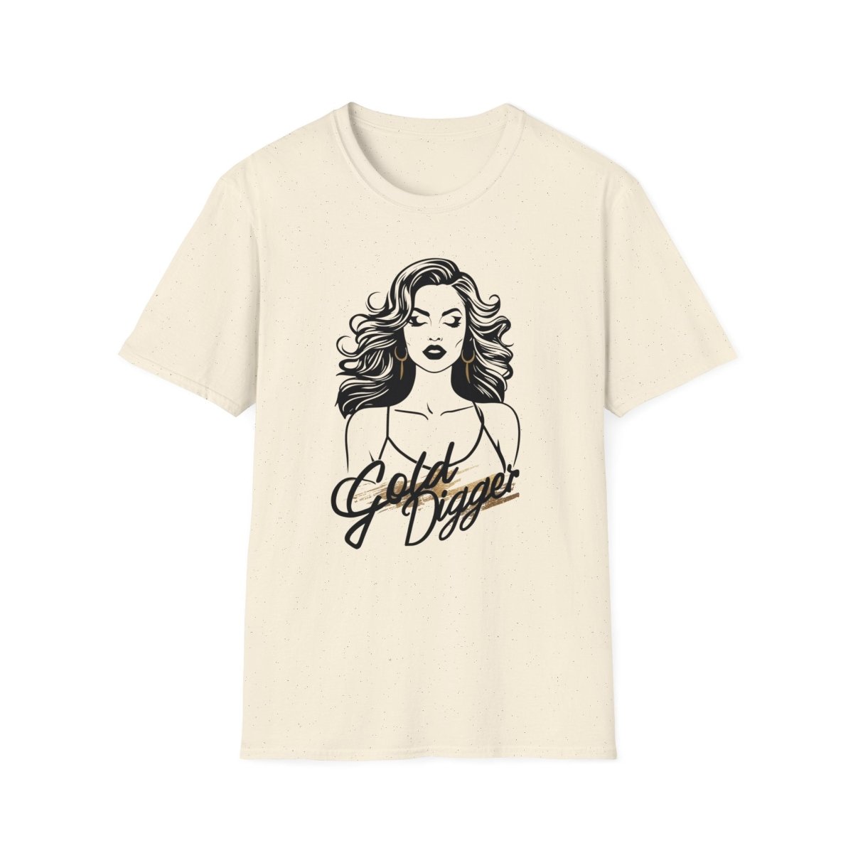 Gold Digger T - Shirt mit Frauenmotiv - TeeGerDesign - T - Shirt - Cotton